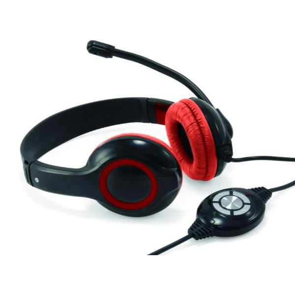 Conceptronic USB COMFORT.STEREO HEADSET RED